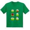 Hot Game Cut The Rope Om Nom Frog Funny Kids T shirt Cartoon Baby Boys Girls Cute Clothes Summer Casual Children Cotton T-Shirts 3
