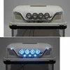 Front LED Light Roof Sun Visor Dome Lamp for Tamiya 1/14 RC Truck Scania 770s Actros Volvo Tractor RC Trailer LESU Tamiya Parts 2