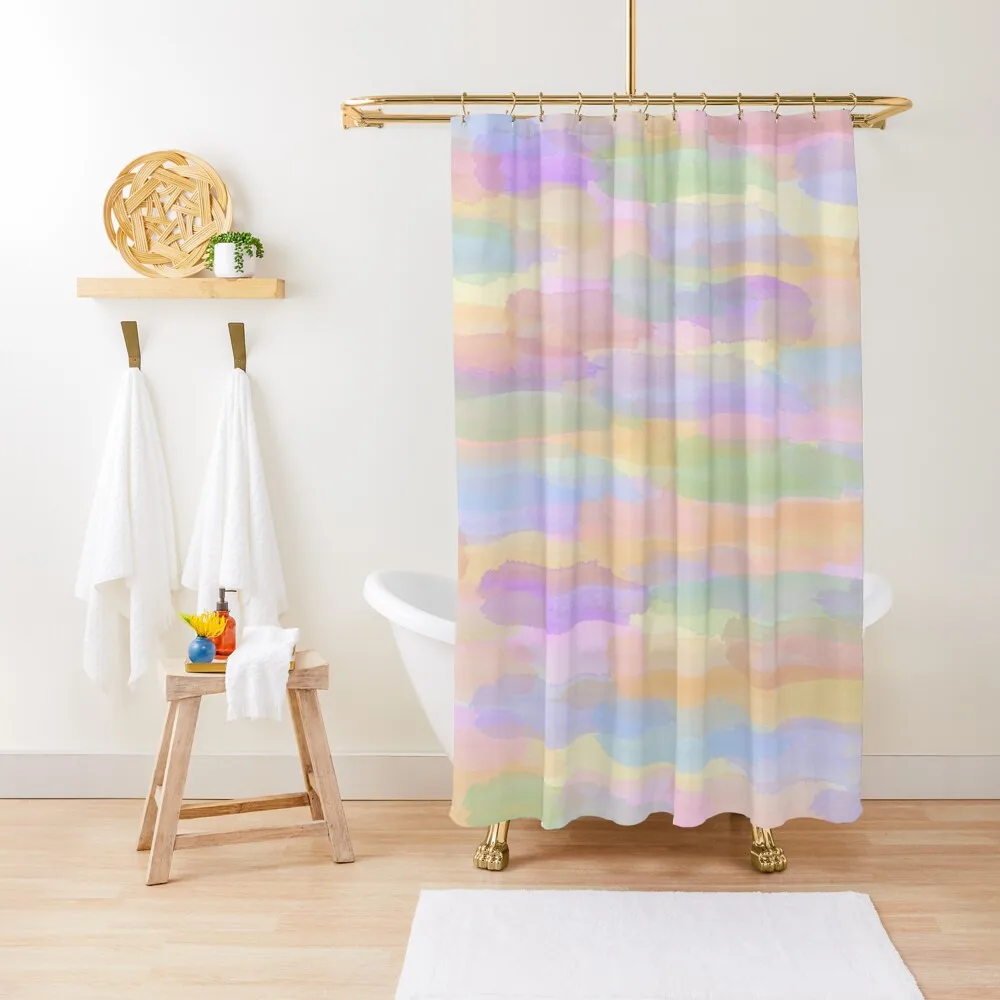 

Rainbow WatercolorShower Curtain Bathroom Deco Bathroom Shower Bathroom Accessories Anime Shower Curtain