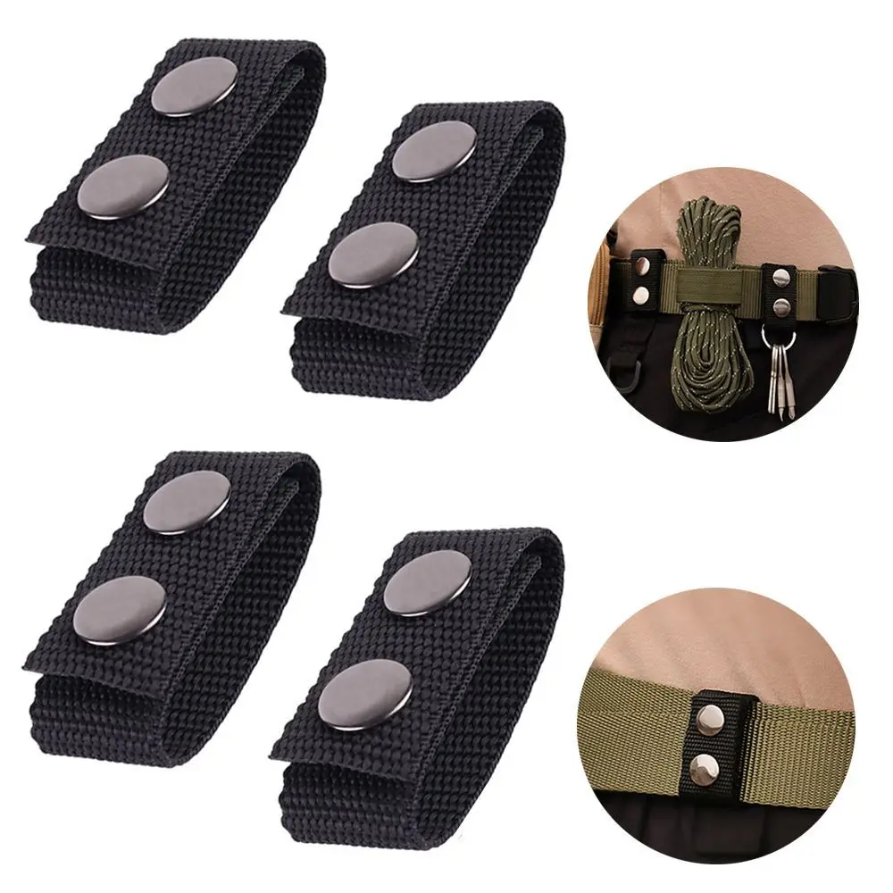 

1/4/8Pcs New Sports Outdoor Heavy Duty Nylon Strap Belt Keeper Belt Buckle