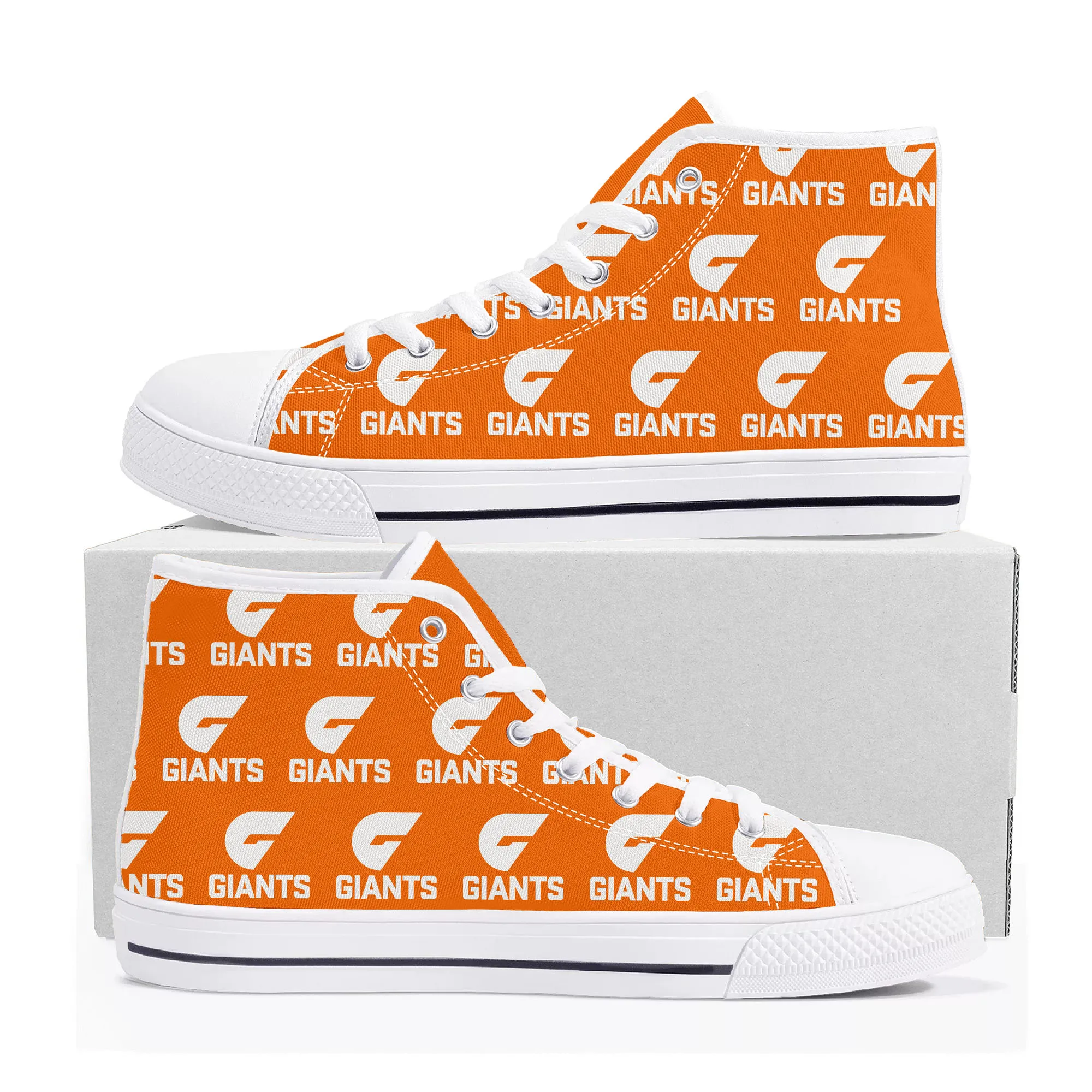 

Greater Western Sydney Australian Football High Top High Quality Sneakers Mens Womens Teenager Canvas Sneaker Custom Made DIY