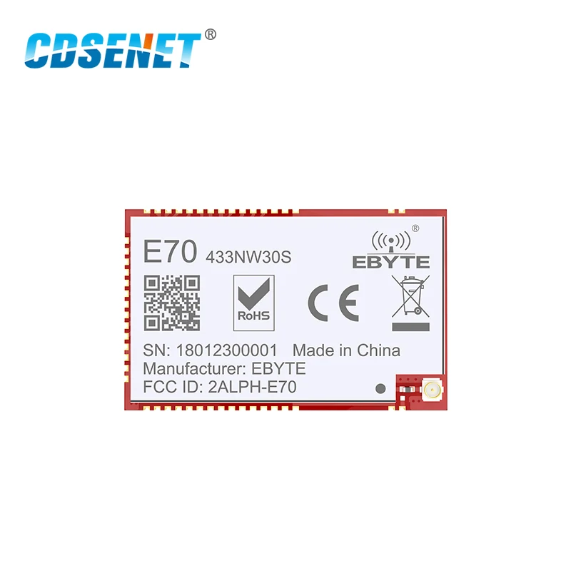 Star Networking CC1310 1W 433mhz SMD Wireless Transceiver IoT 433 mhz IPEX Antenna Transmitter and Receiver E70-433NW30S