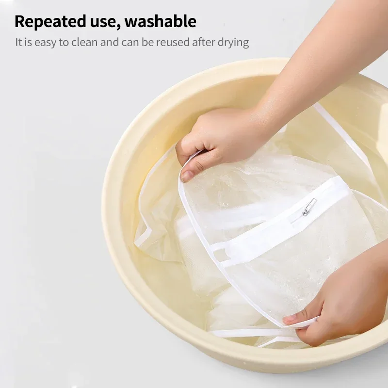 1-5pc Clothes Dust Bag Hanging Waterproof Dust Cover Wardrobe Clothing Organizer Transparent Dust Cover Living Room Garment Bags 6
