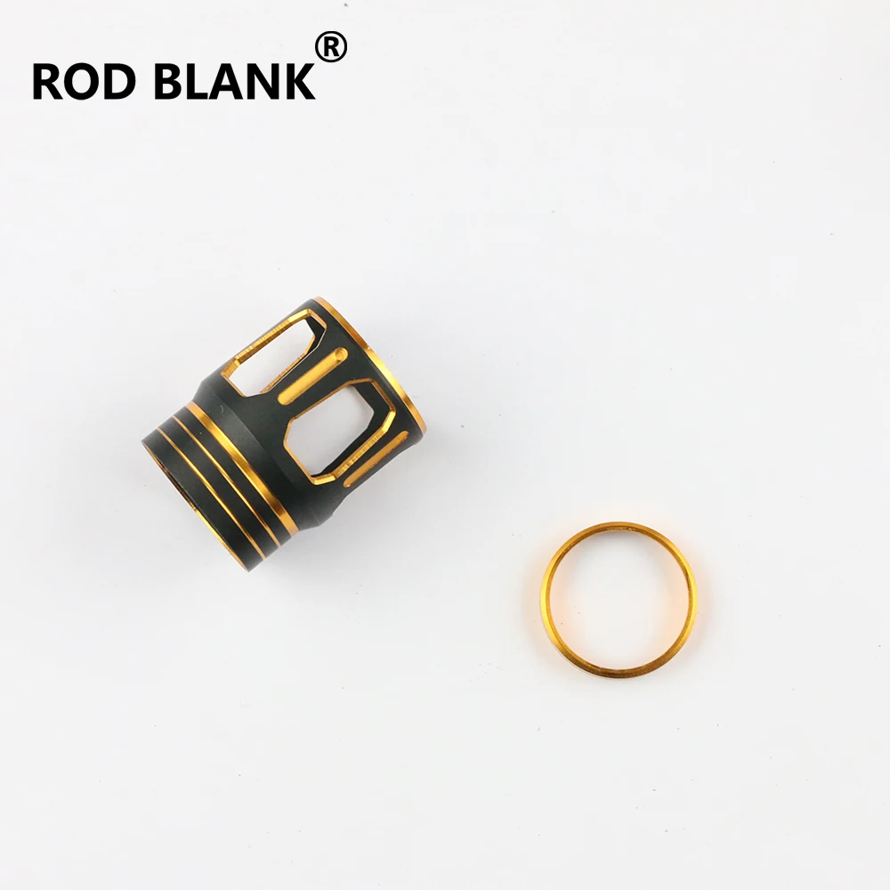 Rod Blank 1 Set Spinning Reel Seat Aluminum Cap Fishing Rod Building  Component Rod Repair Accessory - AliExpress