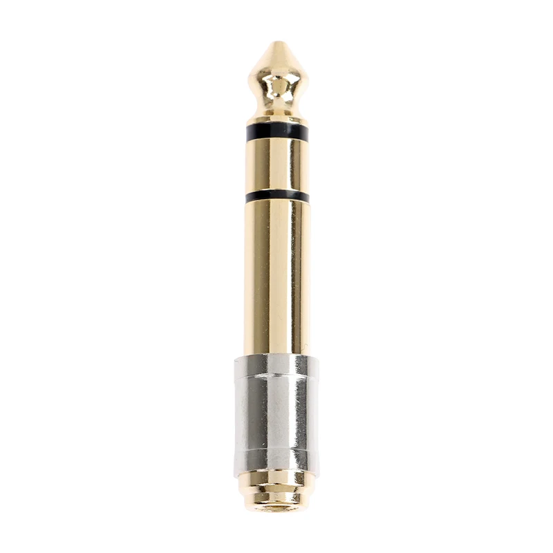 Premium Audio Adapter: 3.5mm to 6.35mm Converter - Male to Female Headphone Plug Connector