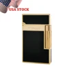 New Original Dunant Brass Gas Lighter Lacquer Cigarette Tobacco Smoking Tool Anniversary Gift for Men Dad 1