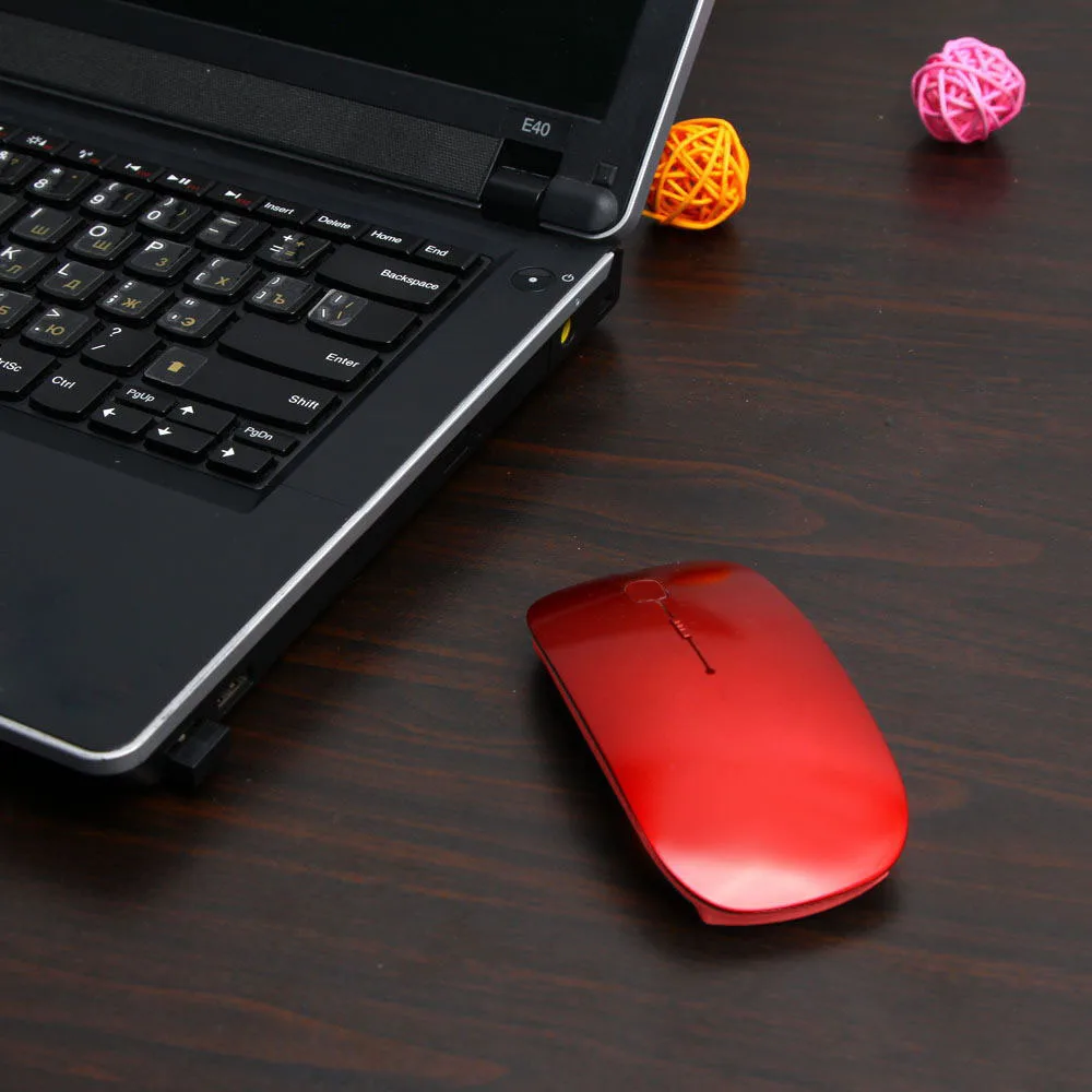 Gaming Mouse New 1600 DPI USB Optical Wireless Computer Mouse 2.4G Receiver Super Slim Mouse For PC Laptop