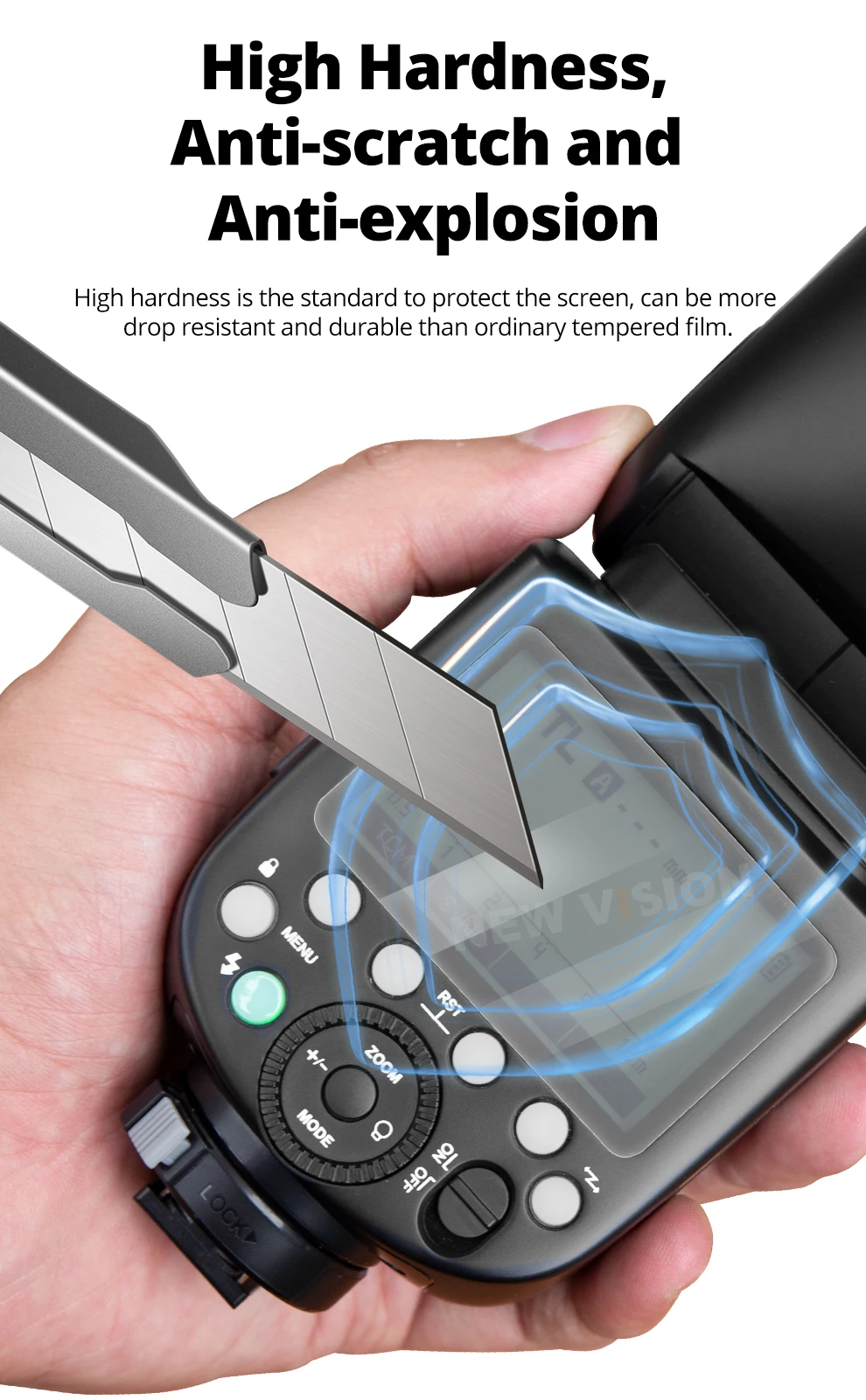 X3 Xnano Screen Protective Film Flash Trigger Screen Protective Tempered Glass L