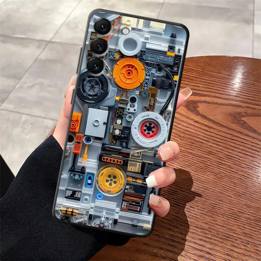 Premium Soft Phone Case with Device Structure Diagram Design