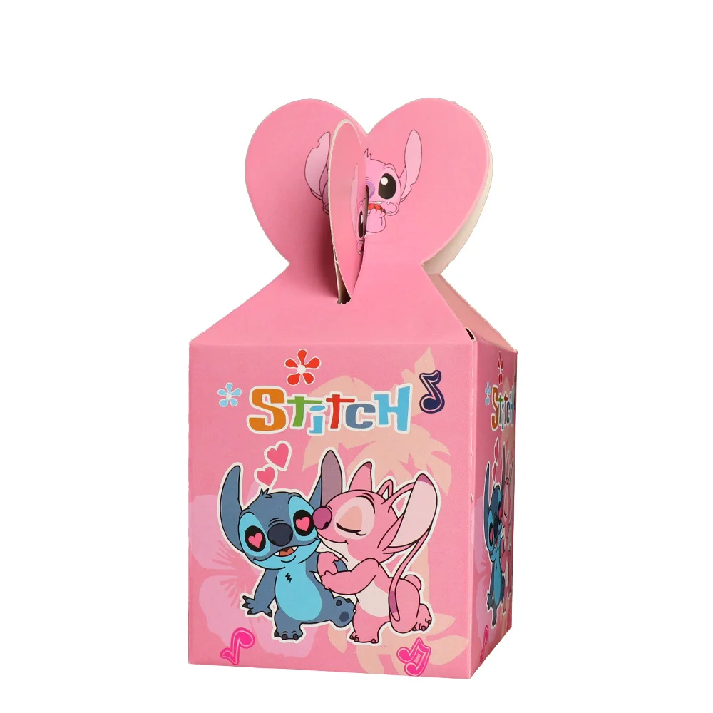 thumbnail image 1 of Cajas de regalo de papel con dibujos animados para fiestas de cumpleaños de niños, suministros para fiestas de princesas de Frozen, Minnie Mouse, caja de dulces, decoración para baby shower, 1 of 4