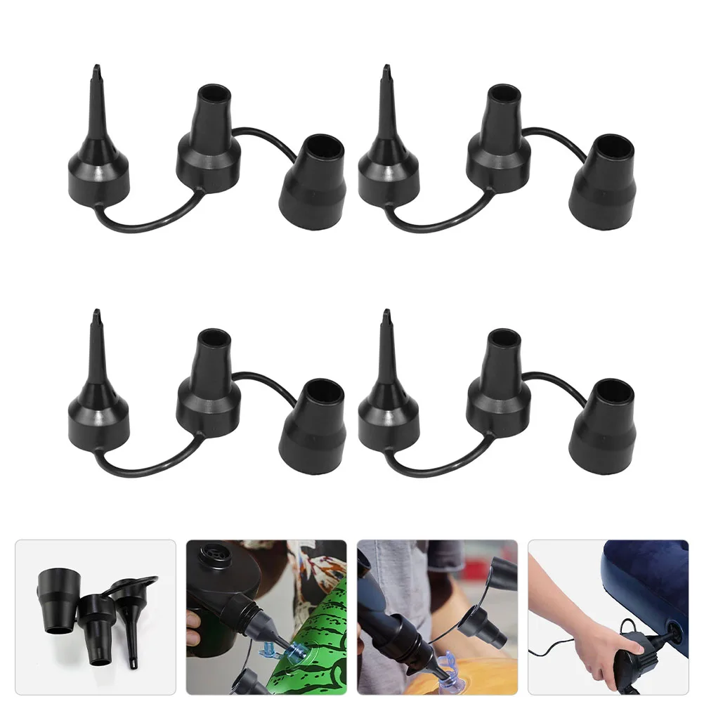 Pump Air Nozzles Replacement Adapter Mattress Inflator Bed Plastic Attachments Nozzle Inflatables Inflatable Electric