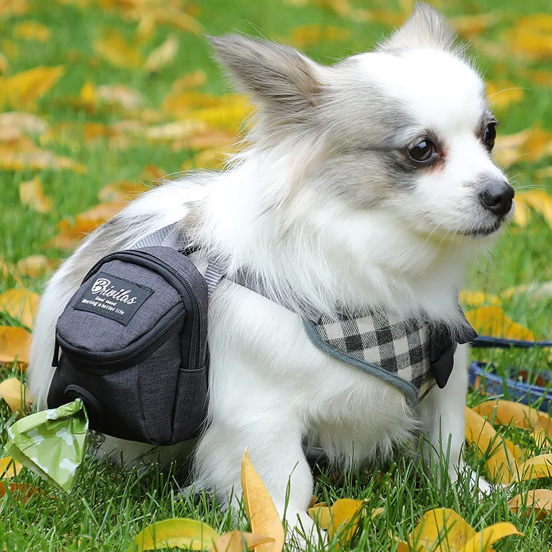Pet Dog Treat Pouch Portable Multifunction Dog Training Food Bag Outdoor Travel Poop Bag Dispenser Durable Pet Accessories