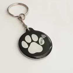 Smart NFC Pet ID Tag - Customizable Digital Profile & Durable Identification (NFC Dog Tag)