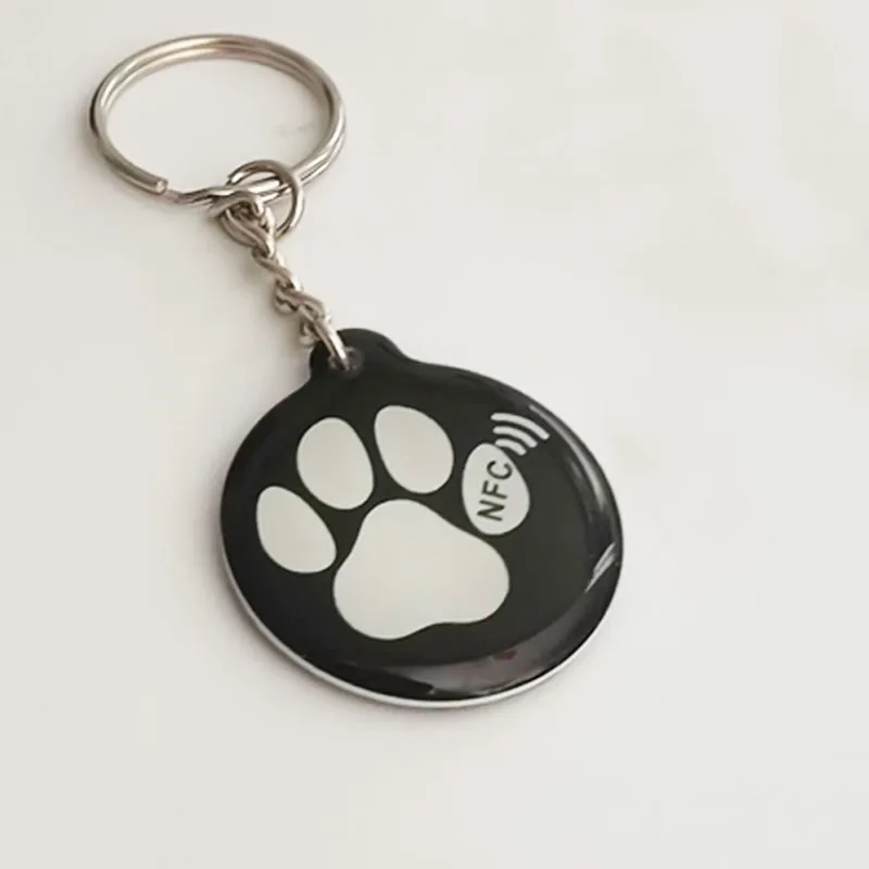 NFC Dog Tag, NFC Smart Pet ID Tag Self-Made, Program the link of online Pet Profile, Pet Video, Digital Pet Tag, Durable Pet ID, 3