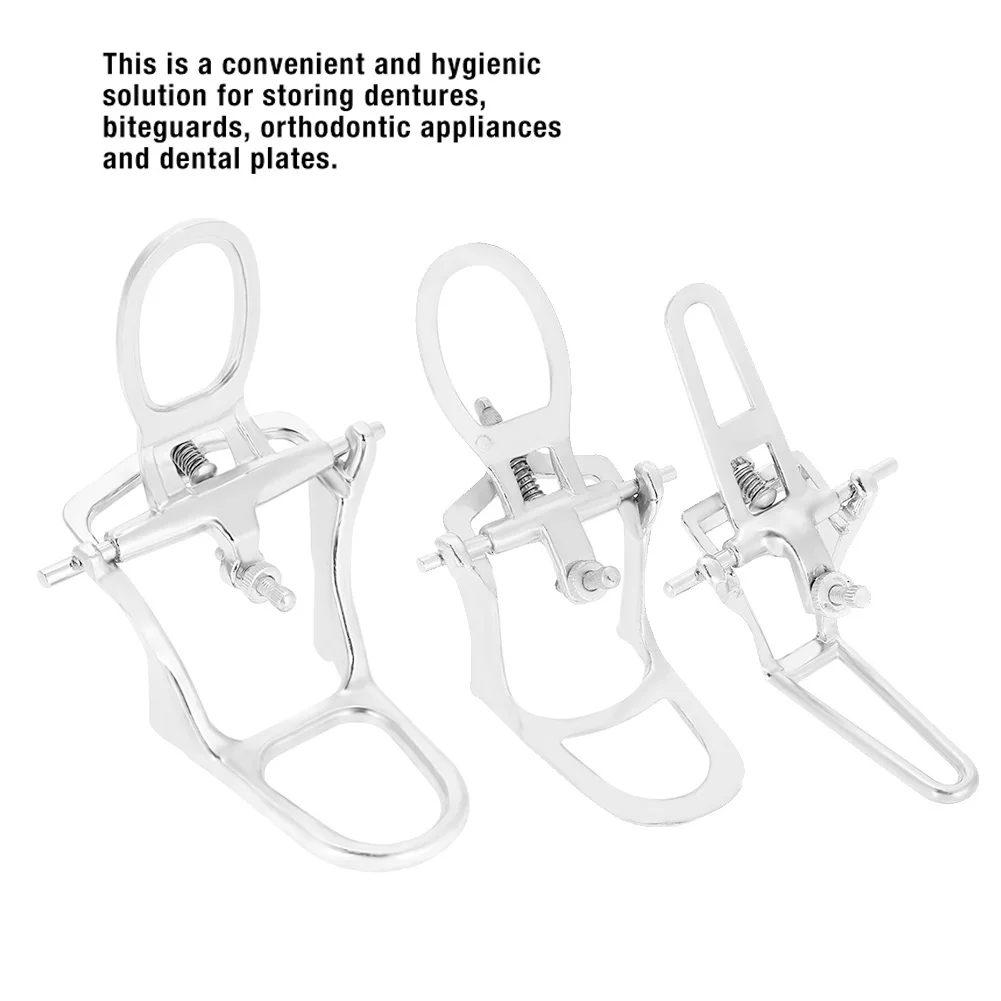 3 Sizes Universal Dental Lab Articulator Occlusal Device Zinc Alloy Jaw