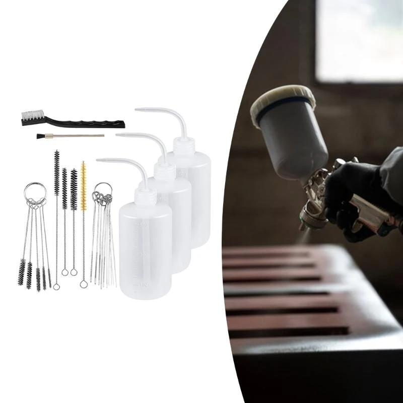 24Pieces Practical Sprayer Cleaning Solution for Artistics and Enthusiasts