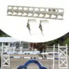 2 Pieces Keyhole Tracks with Jump Cup for Equestrian Activities Hobby Horse 1