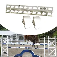 2 Pieces Keyhole Tracks with Jump Cup for Equestrian Activities Hobby Horse 1