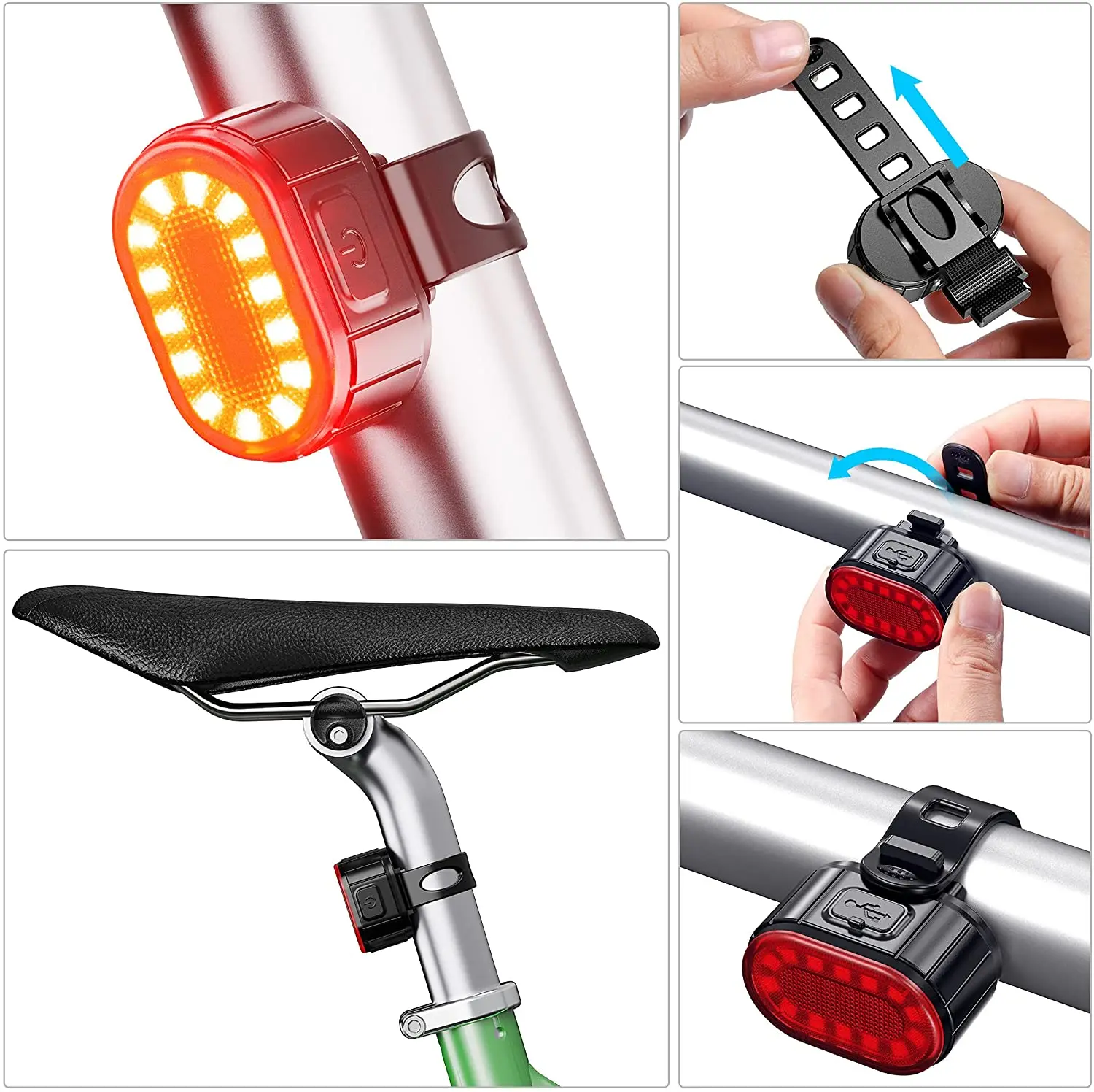 Bicycle Silicone Fixed Strap Bandage Bike Light Rubber Band Mount Holder 5 Pcs For Bicycle Accessories bike silicone strap,bicycle headlight strap