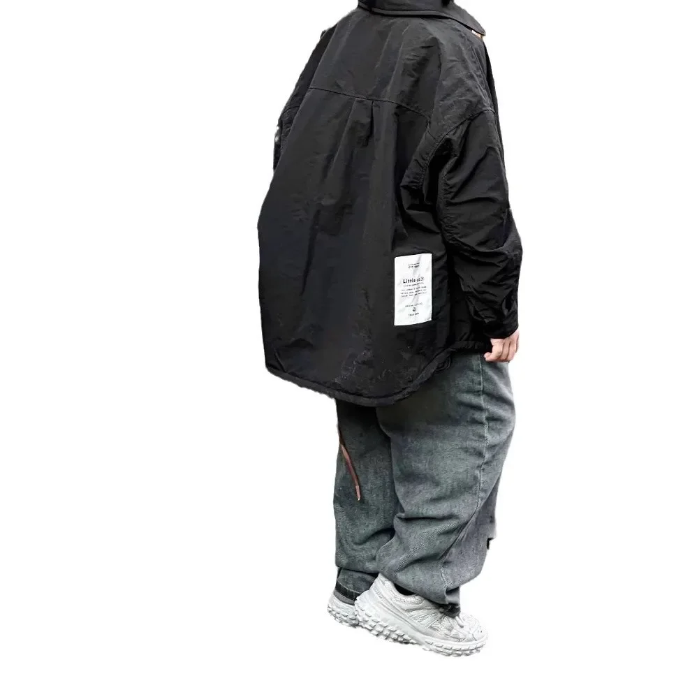 Thickened Cotton Jacket for Boys New Autumn Style Children's Outerwear Shirt Male Baby Small Cotton Coat Top for Outdoor Wear