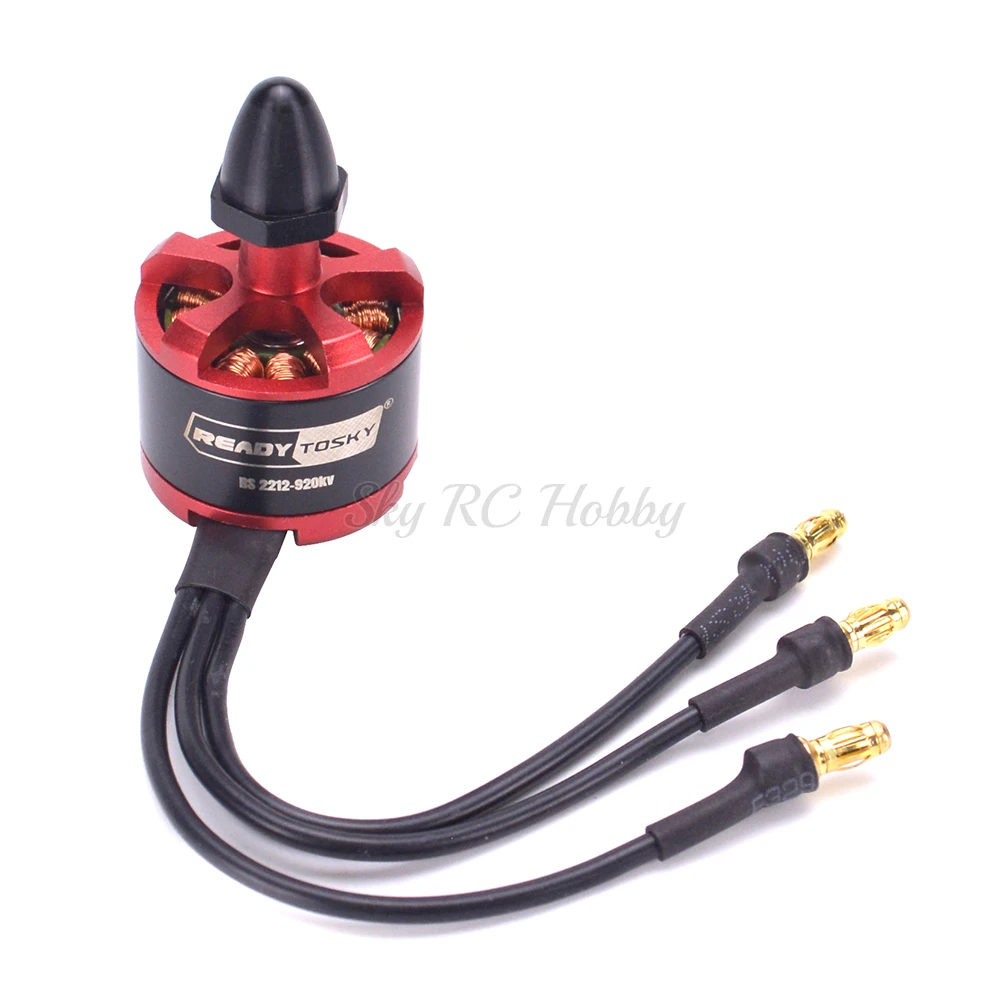 Vue rapprochée du kit moteur brushless 2212 920KV et ESC 30A pour drone multicoptère.