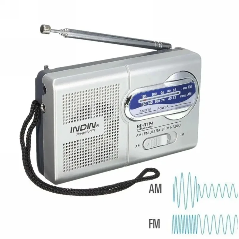 BC-R119 Radio Portable AM FM Battery Operated