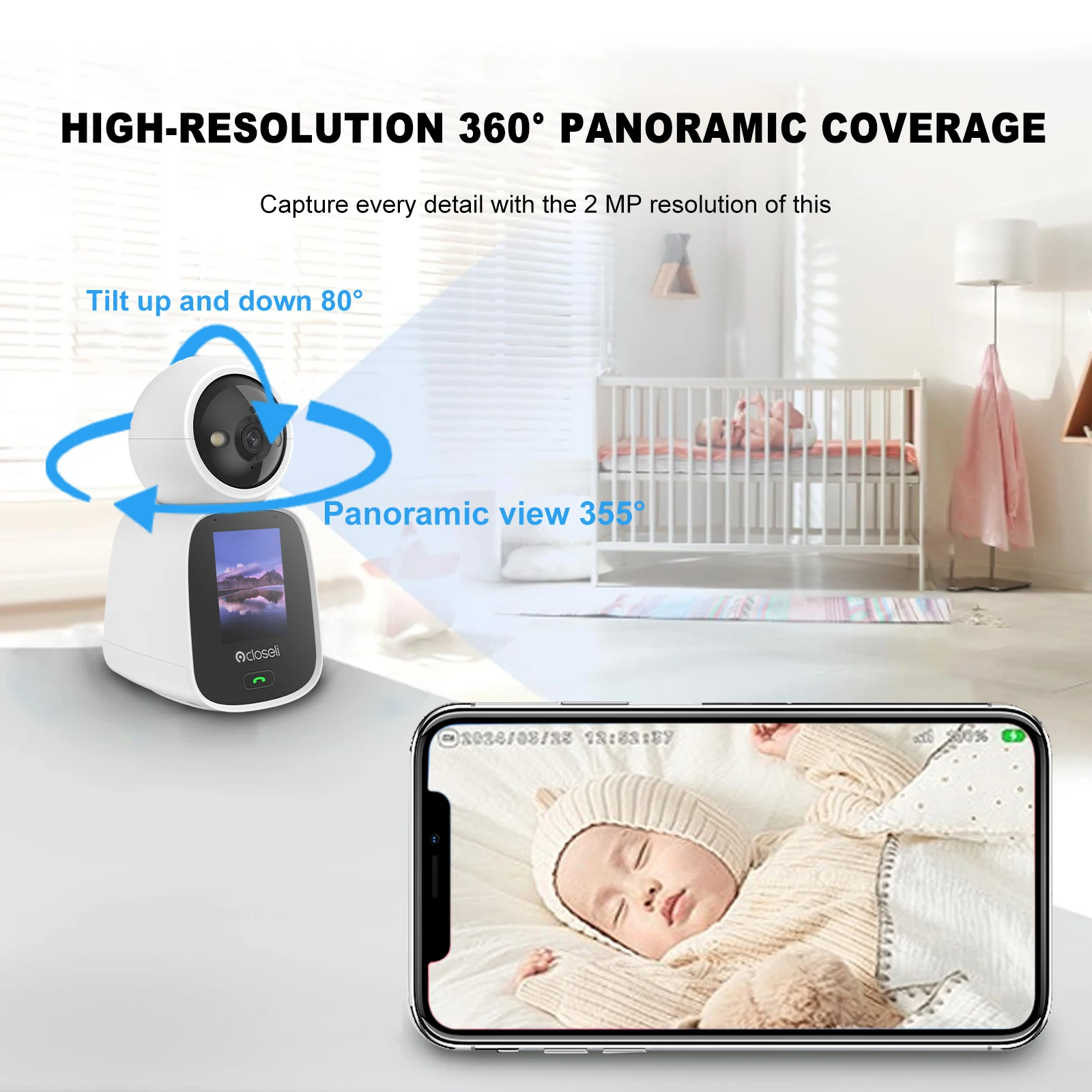 كاميرا مراقبة واي فاي ستونز بدقة 2 ميجابكسل