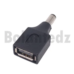 Universal USB to DC Power Adapter Connector - 5.5x2.1mm Jack for Router, Mini Fan, Speaker (Female to 5.5x2.1mm)