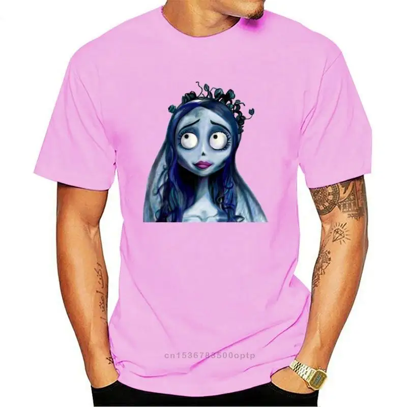 

New Corpse Bride T Shirt Miss Emily Corpse T-Shirt Fashion Man Tee Shirt Big Awesome 100 Cotton Short Sleeves Print Tshirt