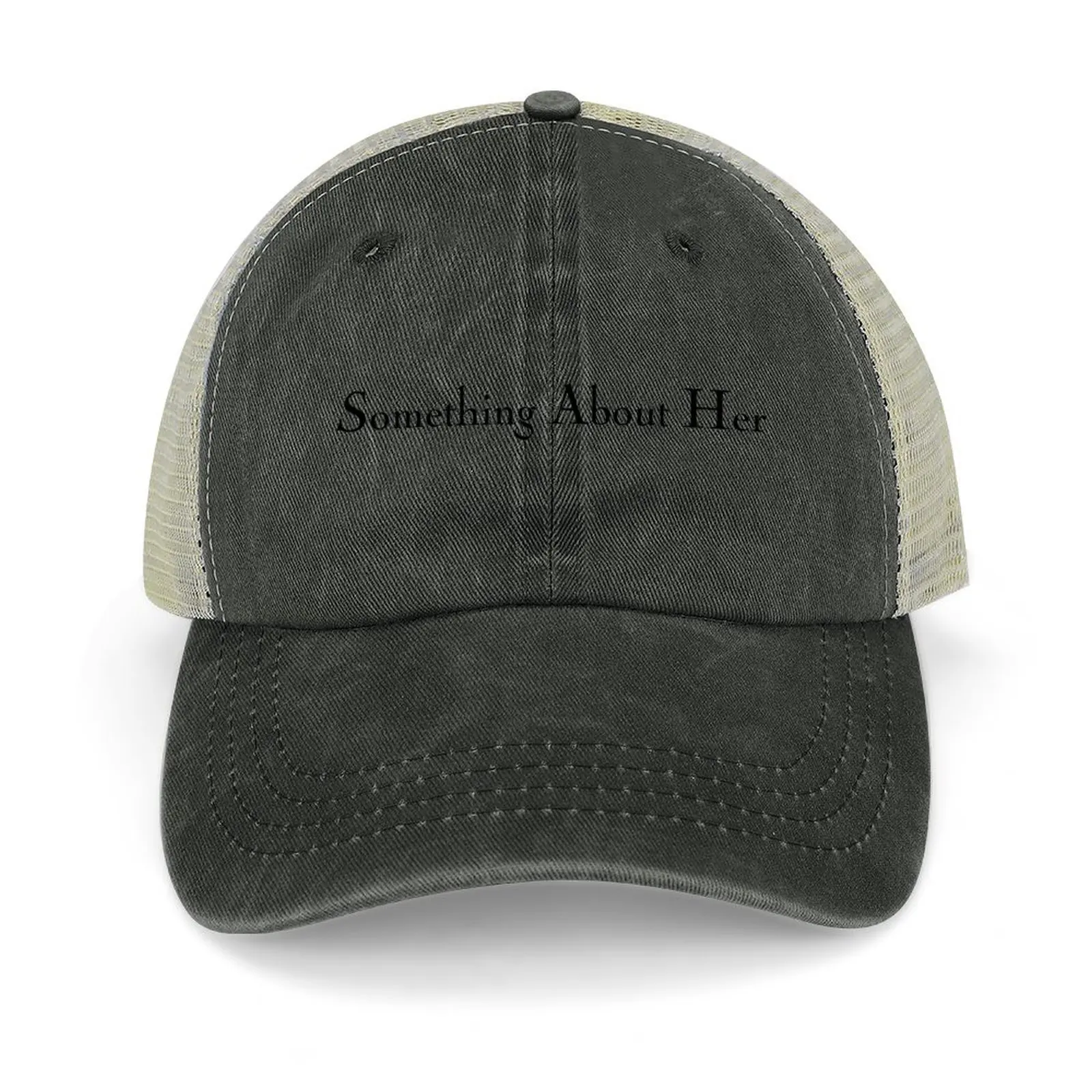 

Something About Her Merch Something About Her Logo Cowboy Hat Luxury Brand Vintage Woman Hats Men's