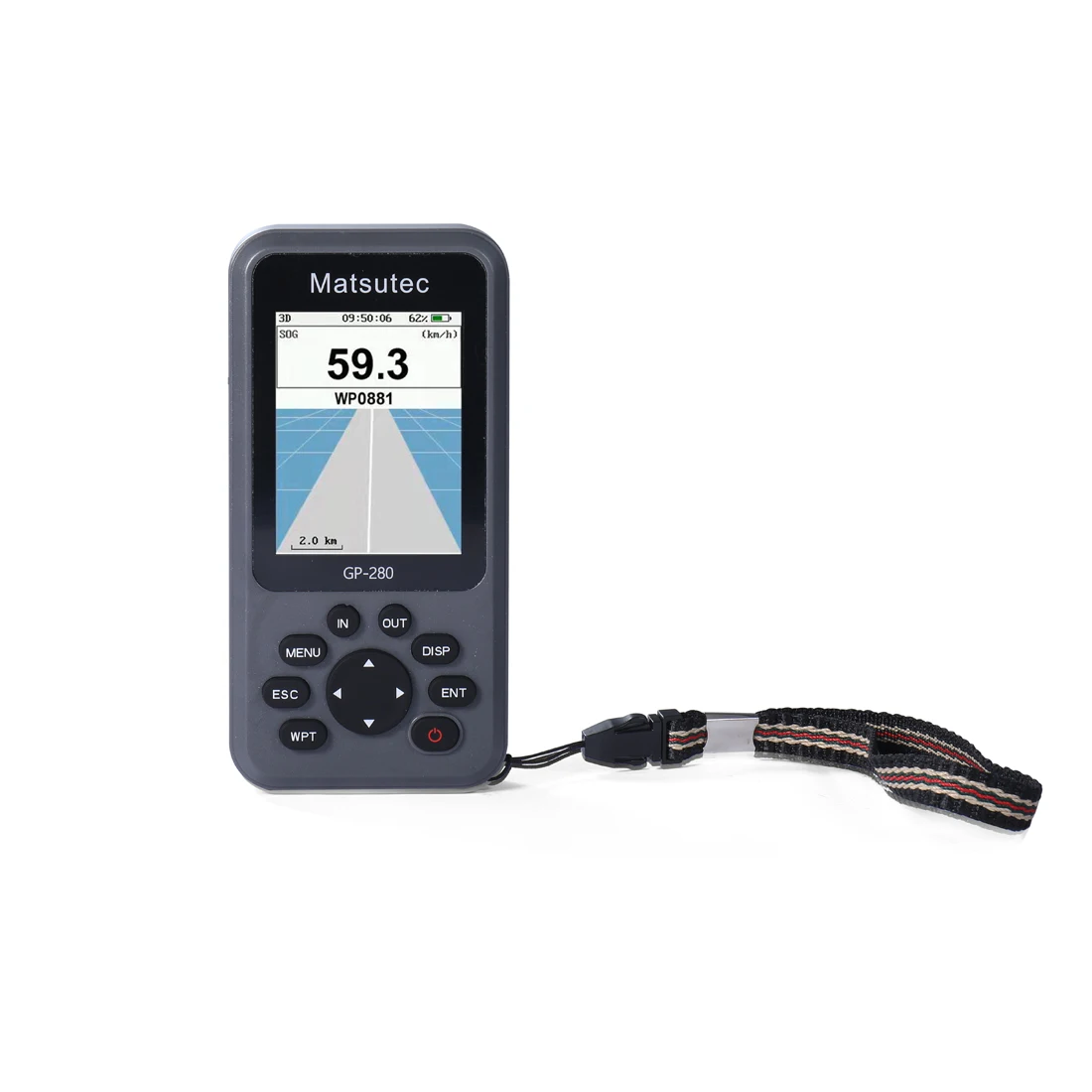 Matsutec GP-280 Handheld GPS Navigator/Marine GPS Locator Handheld High-Sensitivity Receiver/Various Voyage Screens