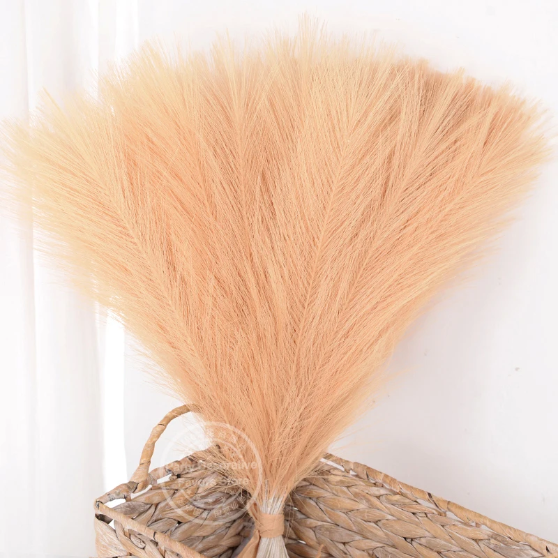 Artificial Pampas Grass Bouquet for Home and Wedding Decor - Elegant Dried Flower Arrangement 43cm