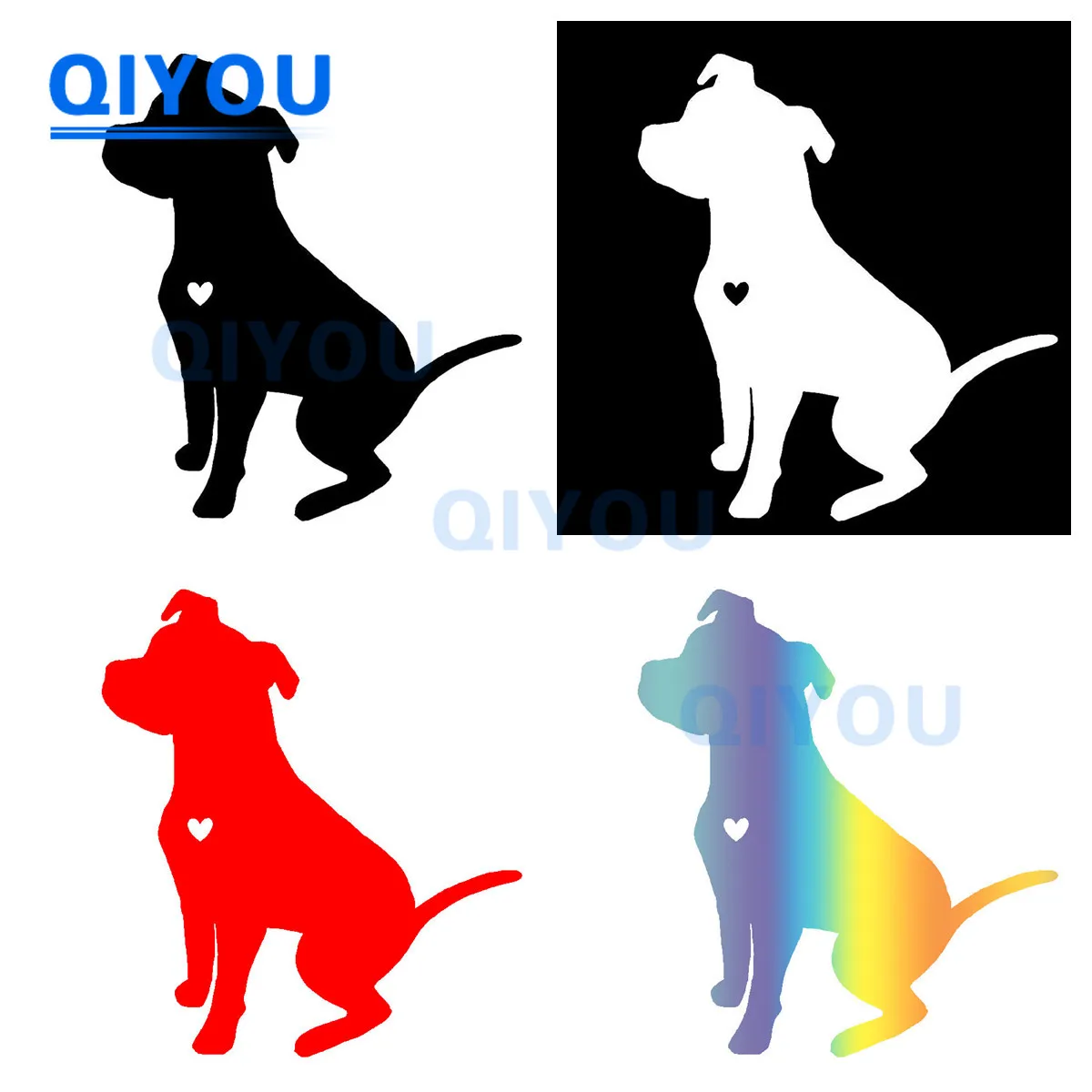 

Cute Dog Personalized Body Decoration Car Stickers for Die-cut PVC Decal Used for Car Body Windshield Pull Rod Boxes