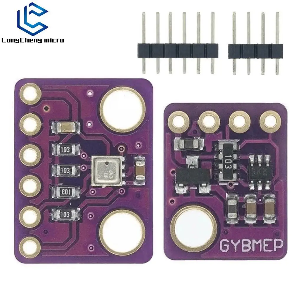 2-Pack BME280 Sensor Modules - 3.3V Temperature Humidity Pressure Sensor I2C/SPI