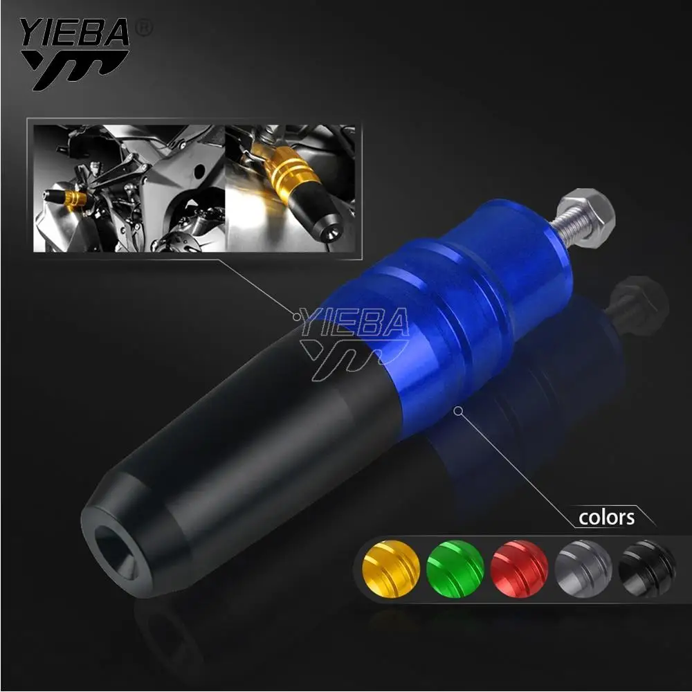 

With Logo For Kawasaki Ninja Z300 Z 300 Motorcycle Accessories Frame Crash Pads Engine Case Sliders Crash Falling Pad Protector