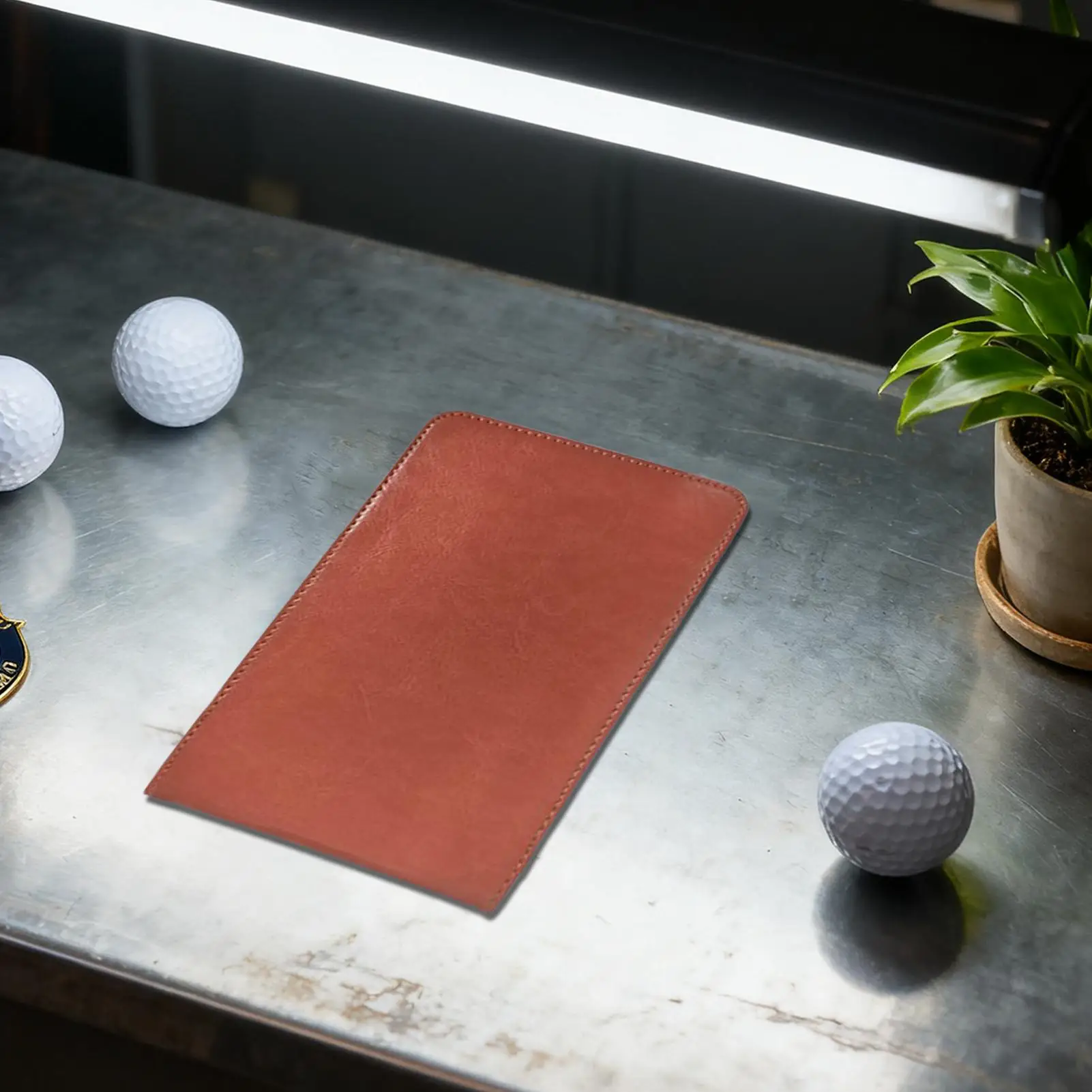 Golf Yardage Book Cover Portable Score Display Golf Card Holder Notebook For Practice Training Indoor Home Backyard Sports Club