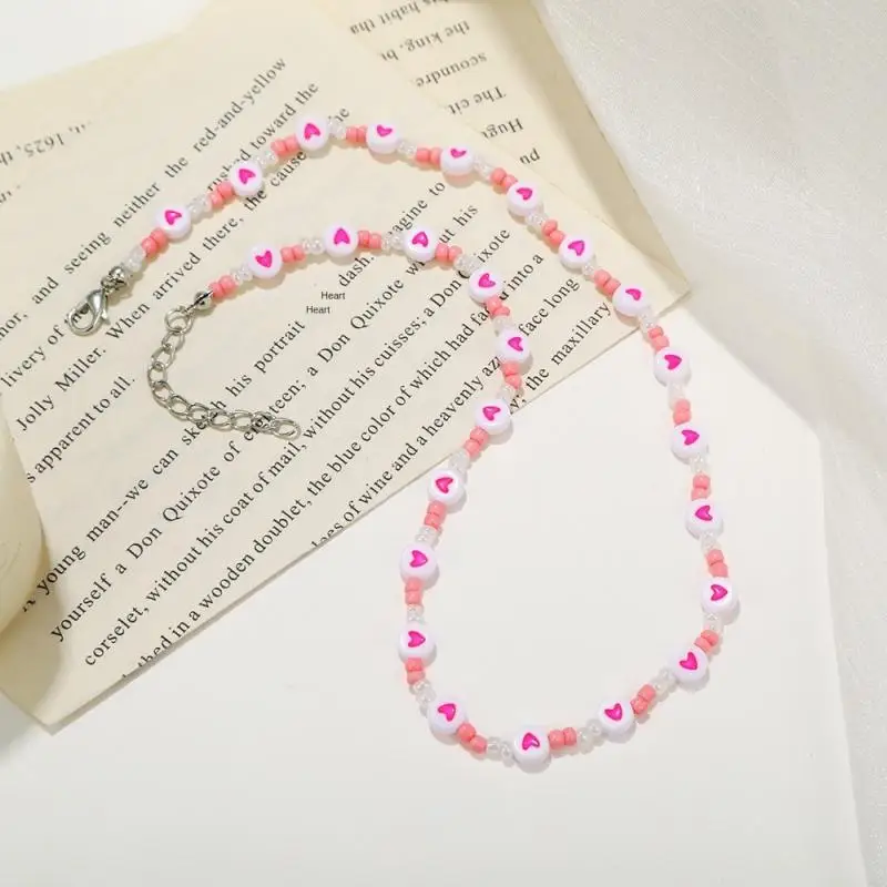 

Ожерелье ручной работы из бисера популярное универсальное простое и регулируемое модное ожерелье из искусственного жемчуга