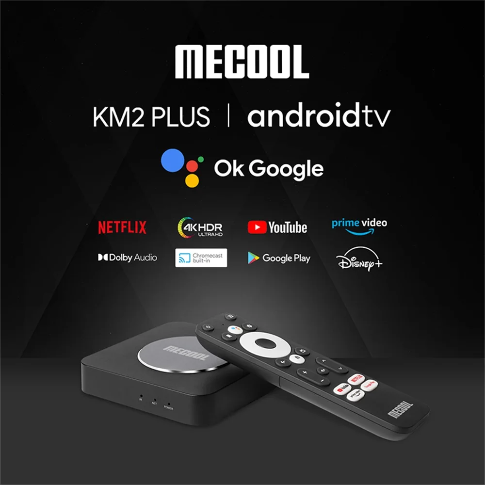 Mecool KM2 PLUS Android 11 TV Box Amlogic S905X4 DDR4 2GB 16GB BT5.0  Netfl1x 4K HDR10 2.4G 5G Dual WIFI 100M LAN OTA SPDIF Go0gle Play Smart Set  Top Box From Streamtech