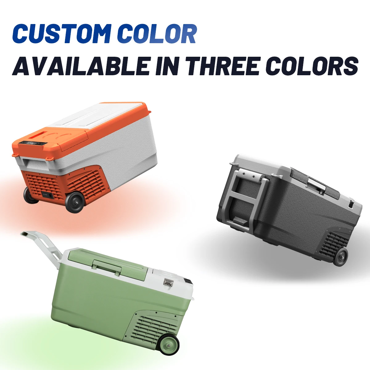 Color 25 Liter DC 12V Refrigerator Portable Freezer Compressor Car Fridge with Cooling and Heating Function