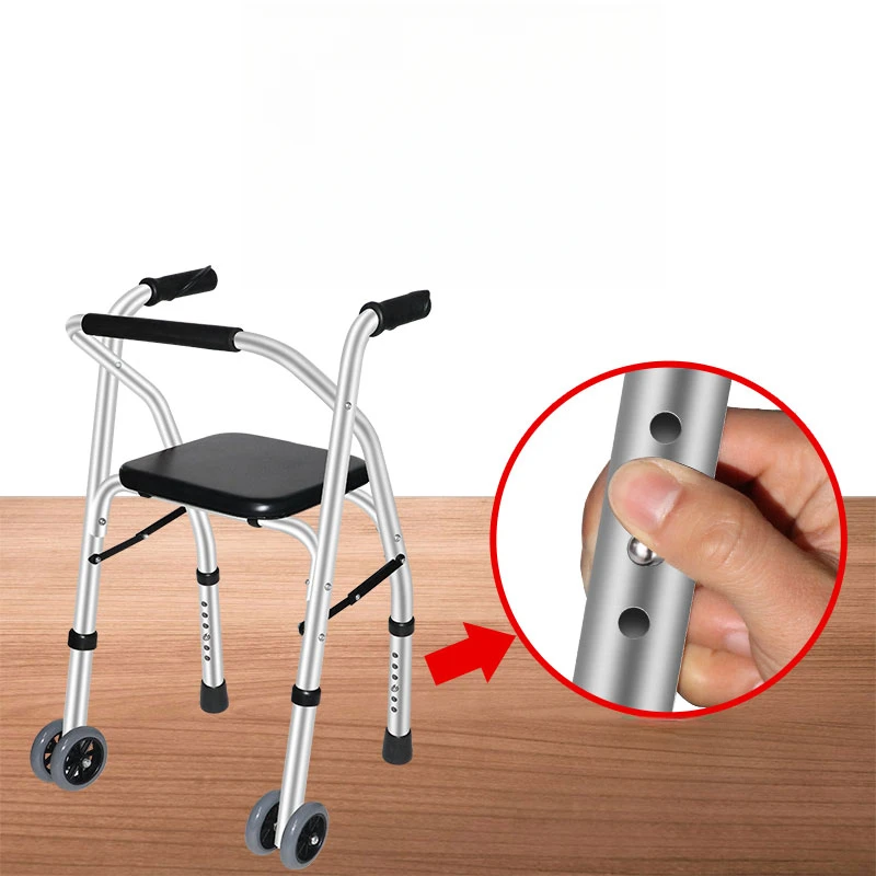 Elderly Walking Walker with Directional Wheels, Assisted Walking Cart, Can Sit Assisted Walker, Walking Fall Prevention Walker 6