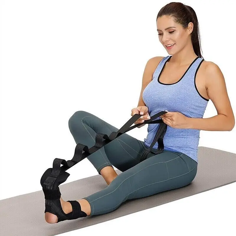 Yoga Belt Segmented Hamstring Stretching Belt Assisted Foot Stretching Rehabilitation Training Ankle Joint Protection Equipment