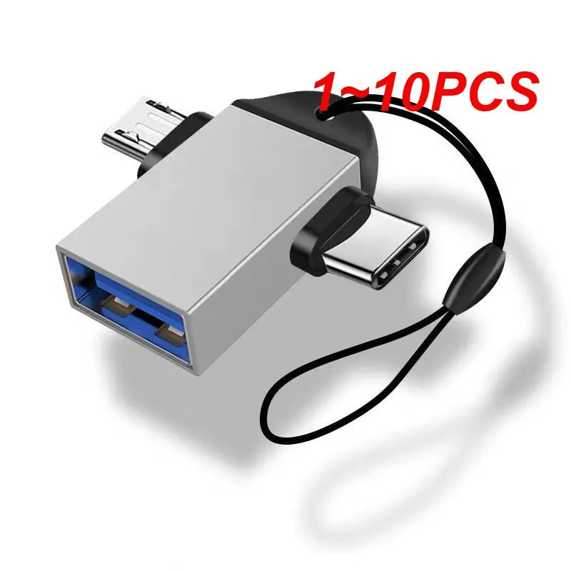 

Адаптер OTG 1-10 шт. в 1, Переходник USB 3,0 мама-Micro USB папа и разъем USB C папа, алюминиевый сплав на Go, конвертер
