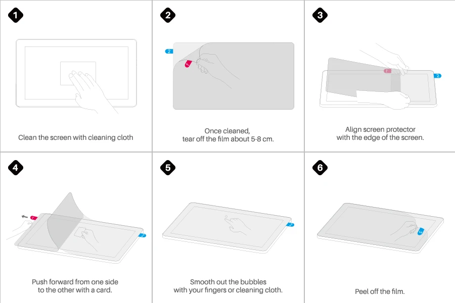 Anti Glare, Filme Anti Glare, Pen Display, Textura Brilhante
