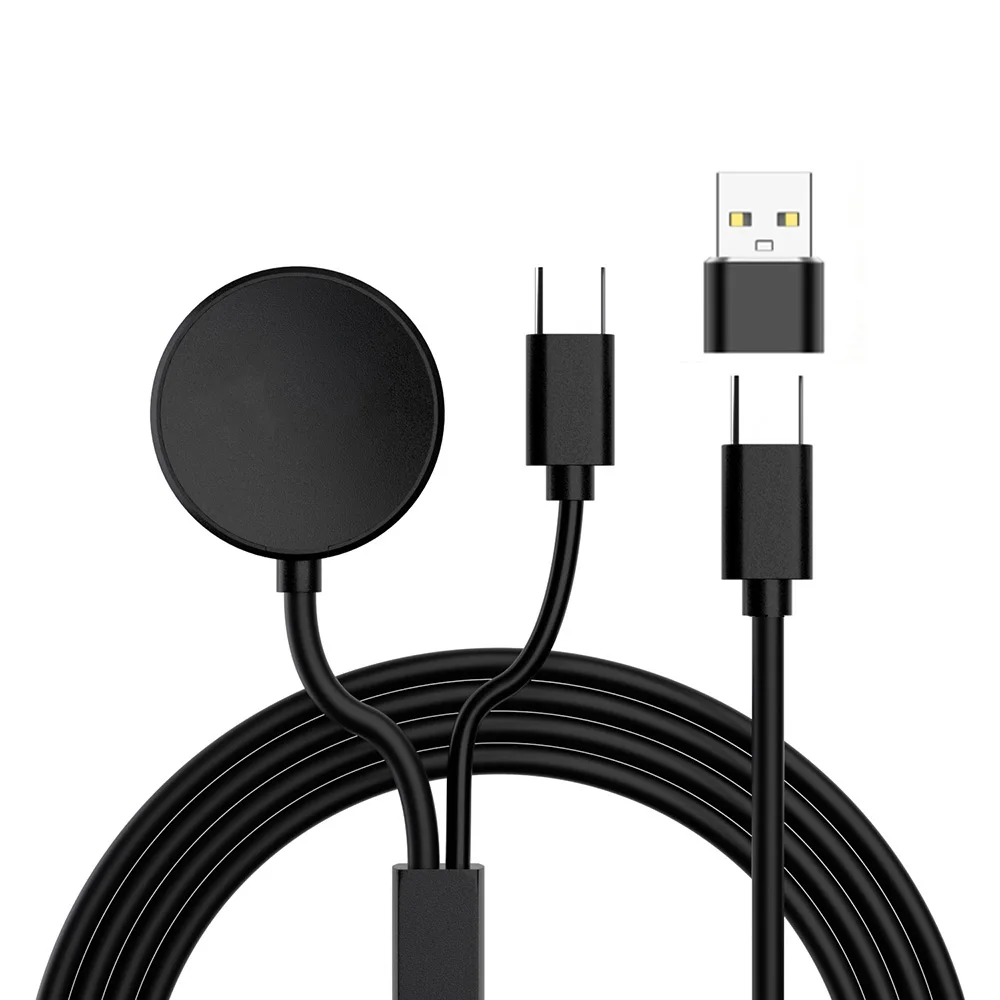 Universal Smartwatch Charger with USB A Adapter Included
