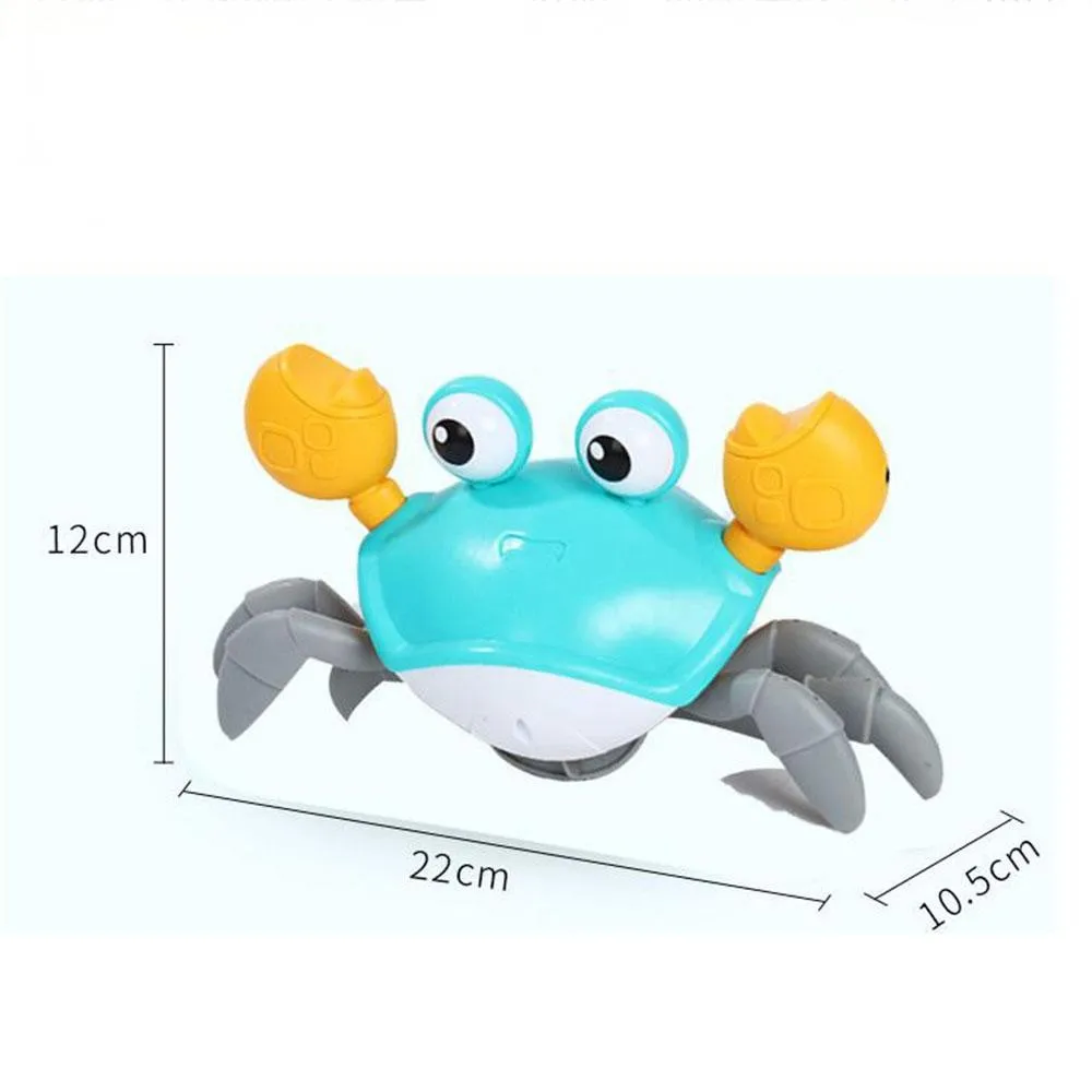 Induction Escape Crab Baby Heads Up Exercise Crawling Toy Musical Educational Toddlers Electronic Pets 2