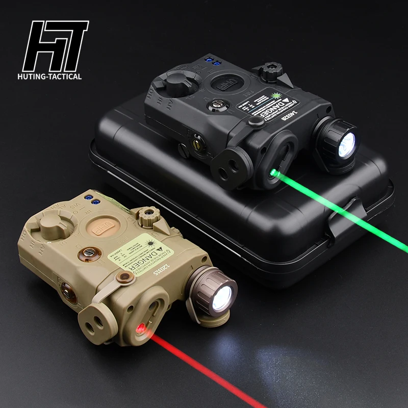 Airsoft Peq Laser Battery Box Uhp Peq15 La5c Red Dot Laser+ir Night