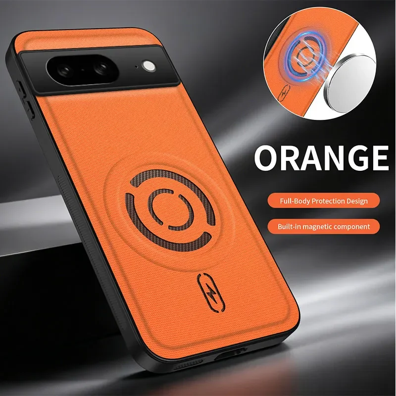 Luxury Technology Weaving Magnetic ShockProof Fabric Case – Premium Back Cover
