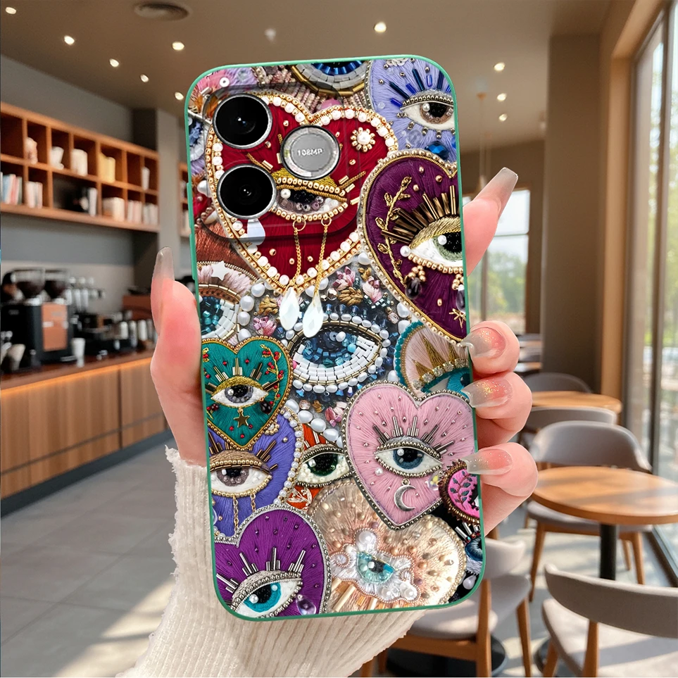 Elegant Sun and Moon Protective Phone Case Shell