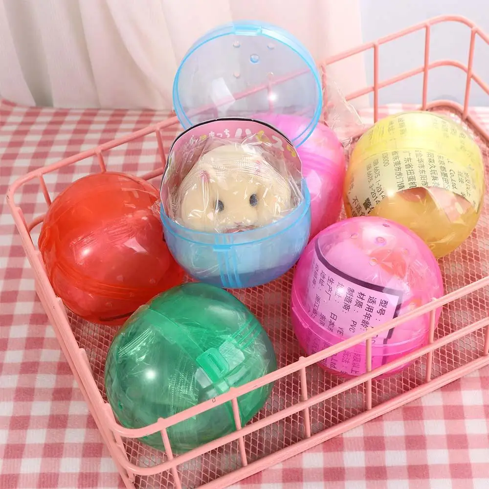 Gag Toys Soft Hamster Antistress Anime Hamster Fatty Milky Gashapon Toys Gashapon Hamster Capsule Hamster Capsule Toys