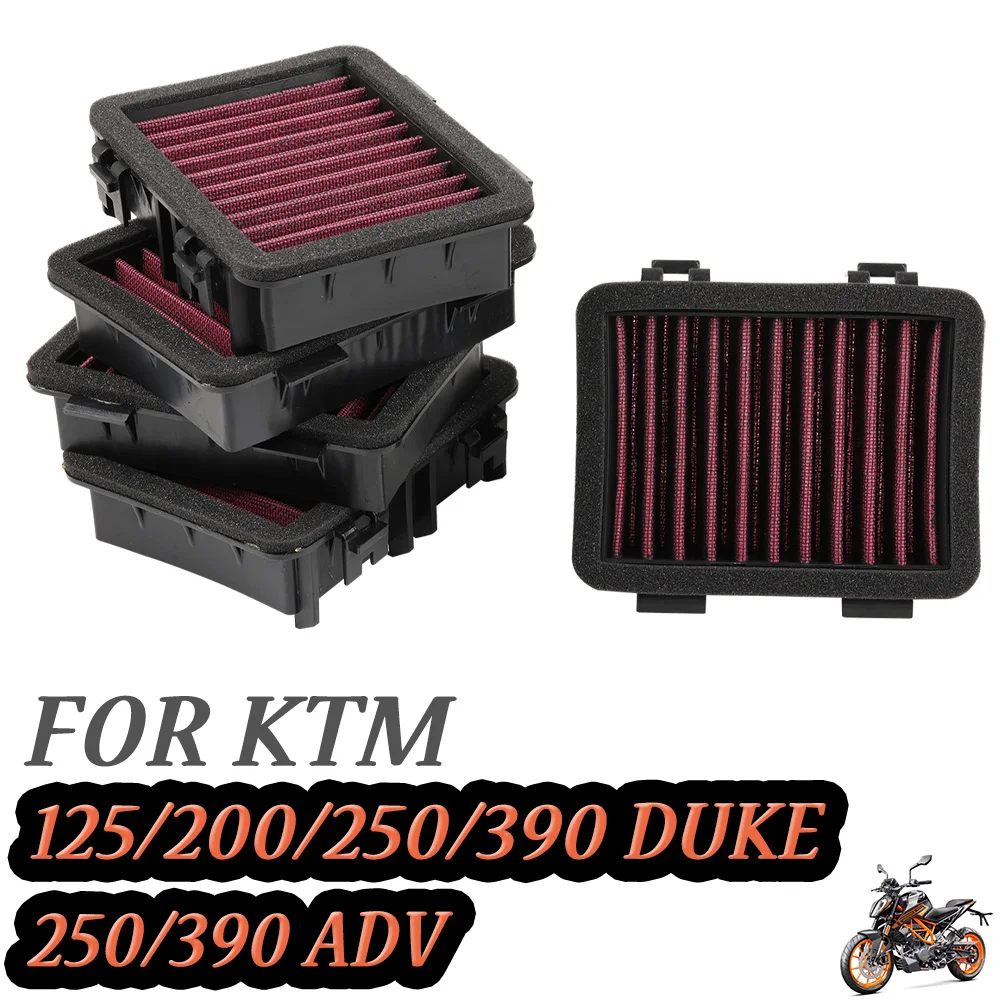

For KTM DUKE 125 200 250 390 DUKE Air Filter Cleaner 250 ADV 390 Adventure 2017 2018 2019 2020 2021 2021 Motorcycle Parts